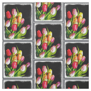 Tulp schilderen - Oorspronkelijke blowerende kunst Stof