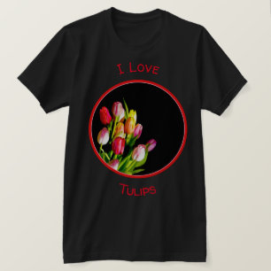 Tulp schilderen - Oorspronkelijke blowerende kunst T-shirt