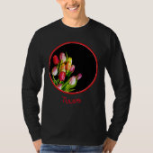Tulp schilderen - Oorspronkelijke blowerende kunst T-shirt (Voorkant)