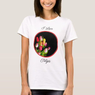 Tulp schilderen - Oorspronkelijke blowerende kunst T-shirt