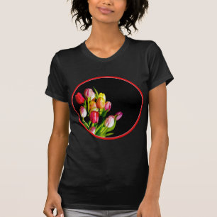 Tulp schilderen - Oorspronkelijke blowerende kunst T-shirt