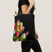 Tulp schilderen - Oorspronkelijke blowerende kunst Tote Bag (Dichtbij)