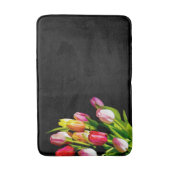 Tulp Schilderij - Originele Bloem Kunst Badmat (Voorkant Verticaal)