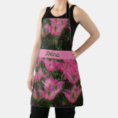 Tulp Schort met donkerroze tulpen (Insitu)