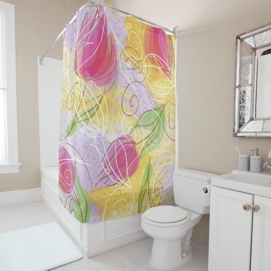 Tulp Shower Curtain Douchegordijn (In situ)