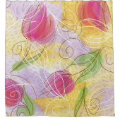 Tulp Shower Curtain Douchegordijn (Voorkant)
