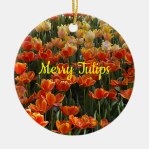 Tulp Siervoorwerp Keramisch Ornament
