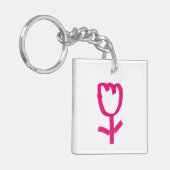 Tulp | sleutelhanger (Voorkant Links)