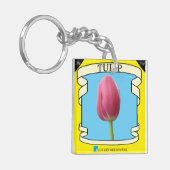 Tulp Sleutelhanger voor zaadverpakking (Voorkant Links)