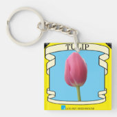 Tulp Sleutelhanger voor zaadverpakking (Voorkant)