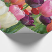 Tulp Spring Flowers Garden Floral Geel Roze Rood Cadeaupapier (Hoek)
