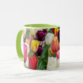 Tulp Spring Flowers Garden Floral Geel Roze Rood Mok (Voorkant links)