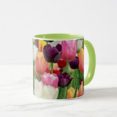 Tulp Spring Flowers Garden Floral Geel Roze Rood Mok (Voorkant rechts)