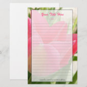 Tulp Stationery Briefpapier (Voorkant / Achterkant)
