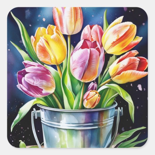 Tulp Stickers (Voorkant)