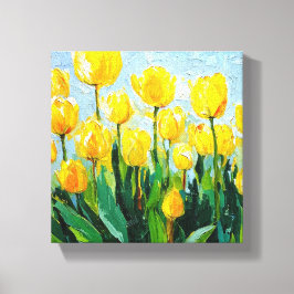 Tulp Stretched Canvas Muurdecoratie Afdruk
