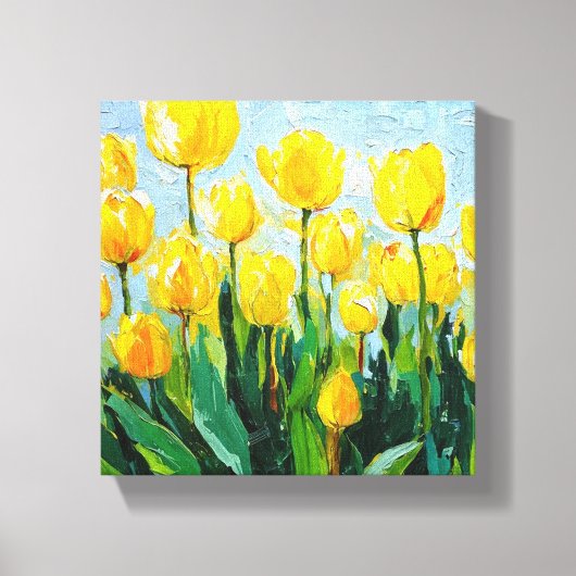 Tulp Stretched Canvas Muurdecoratie Afdruk (Voorkant)
