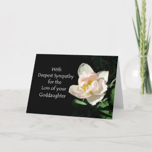 Tulp Sympathie Kaart - Verlies van een peetdochter