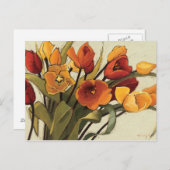 Tulp tijd briefkaart (Voorkant / Achterkant)