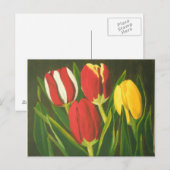 Tulp tijd briefkaart (Voorkant / Achterkant)