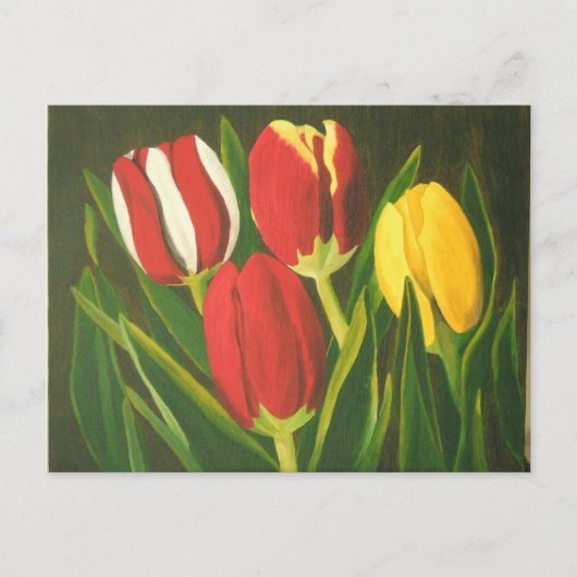 Tulp tijd briefkaart (Voorkant)