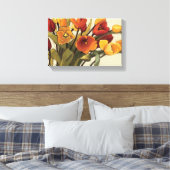 Tulp tijd canvas afdruk (Insitu (Slaapkamer))