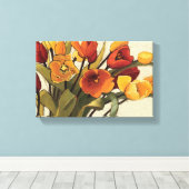 Tulp tijd canvas afdruk (Insitu (Houten vloer))