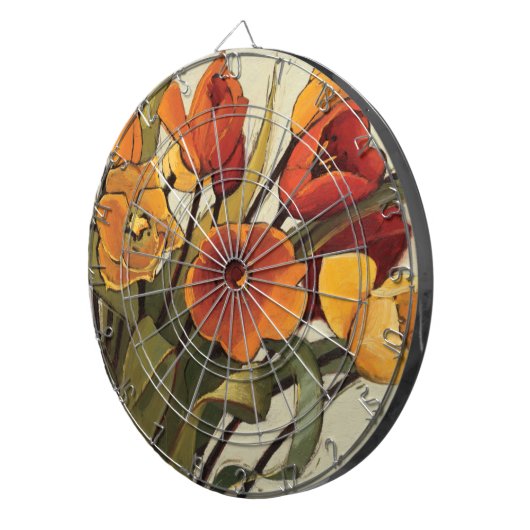 Tulp tijd dartbord (Voorkant Rechts)