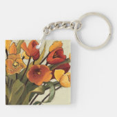 Tulp tijd sleutelhanger (Achterkant)