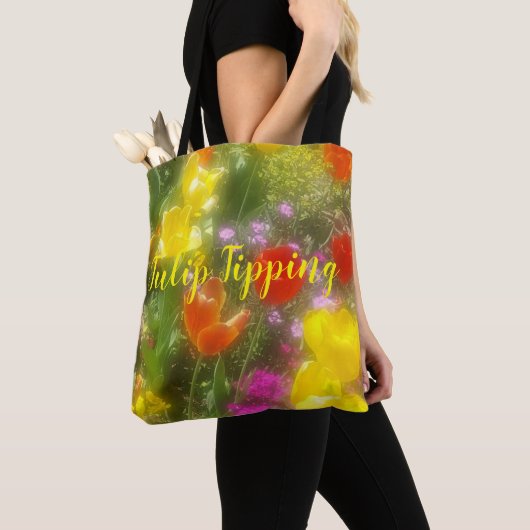Tulp Tipping Canvas tas (Dichtbij)