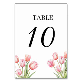 Tulp Trouwtafel Nummers Kaart