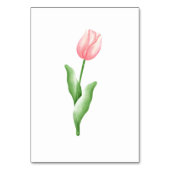 Tulp Trouwtafel Nummers Kaart (Achterkant)