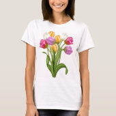 Tulp TShirt voor vrouwelijke bloemen (Voorkant)