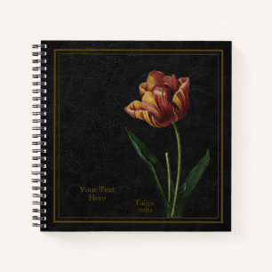 Tulp (Tulipa culta) Zwarte Notitieboek