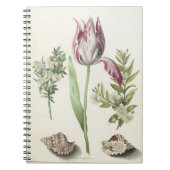 Tulp, twee takken van Myrtle Briefkaart Notitieboek (Voorkant)