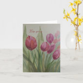 Tulp van de veld Kaart (Gele Bloem)