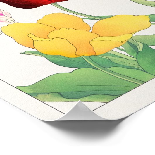 Tulp van Tanigami Konan Poster (Hoek)