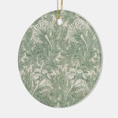 Tulp van William Morris,  Bloemenkunst Keramisch Ornament (Links)