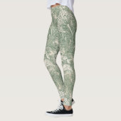 Tulp van William Morris, Bloemenkunst Leggings (Links)
