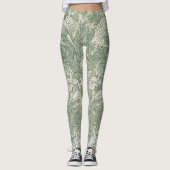 Tulp van William Morris, Bloemenkunst Leggings (Voorkant)
