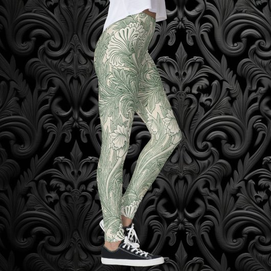 Tulp van William Morris, Bloemenkunst Leggings