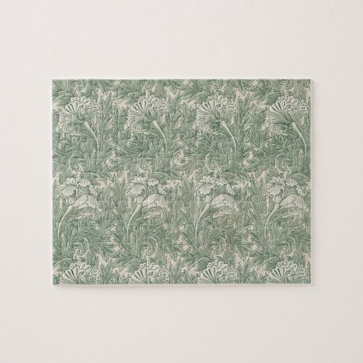 Tulp van William Morris,  Bloemenkunst Legpuzzel (Horizontaal)