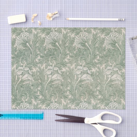 Tulp van William Morris,  Bloemenkunst Tissuepapier (Craft)