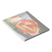 Tulp van zijde notitieblok (Schuin)