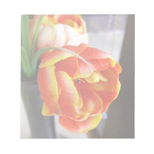 Tulp van zijde notitieblok (Voorkant)