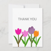 Tulp ventilator Dank u wel notitiekaarten Notitiekaartje (Voorkant)