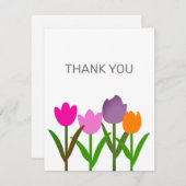 Tulp ventilator Dank u wel notitiekaarten Notitiekaartje (Voorkant / Achterkant)