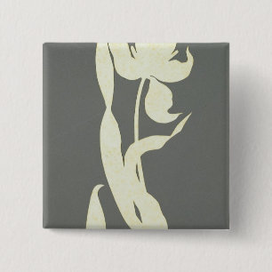 Tulp Vierkante Button 5,1 Cm