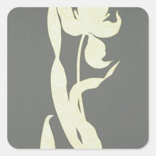Tulp Vierkante Sticker