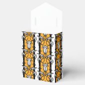 Tulp vochtige gele witte gevlekte doos met cadeaut bedankdoosjes (Geopend)